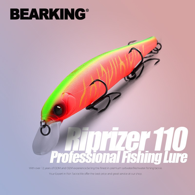 Fishing Lure Jerkbait - BEARKING Beste Prijs Riprizer 110 Schokken