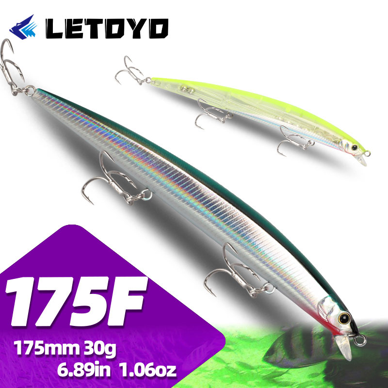 Fishing Lure Jerkbait - LETOYO 175mm 30g Visserij Minnow Aas