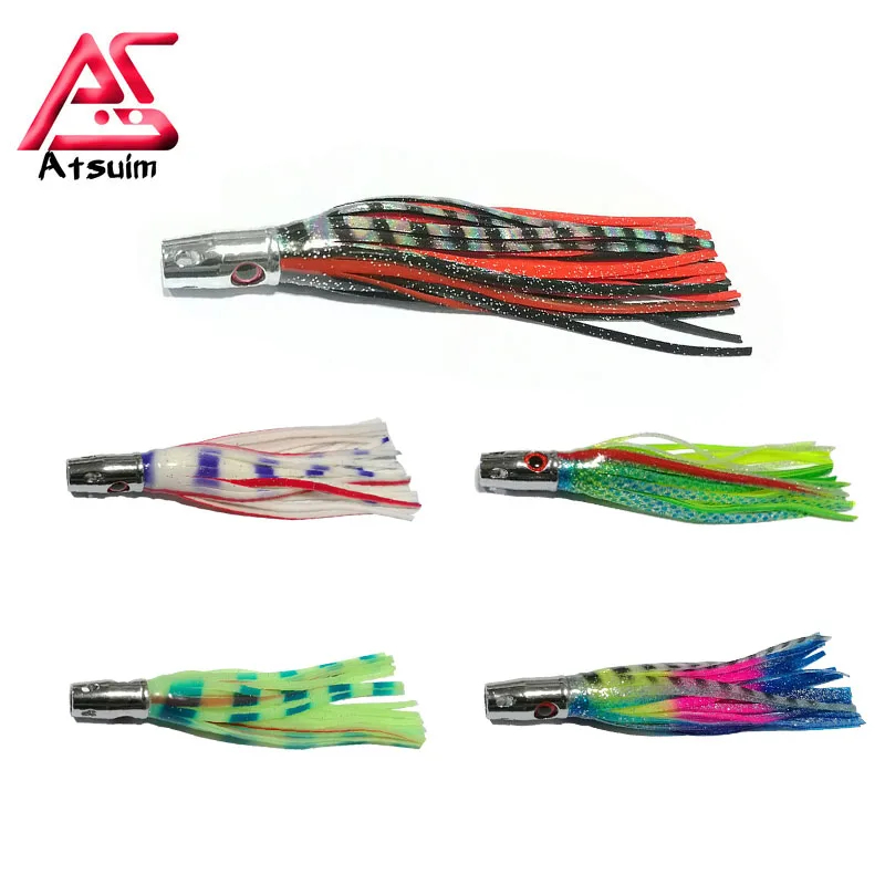 Fishing Lure Buzzbait - 1PC 16cm55g Koperen Kop Octopus Inktvis