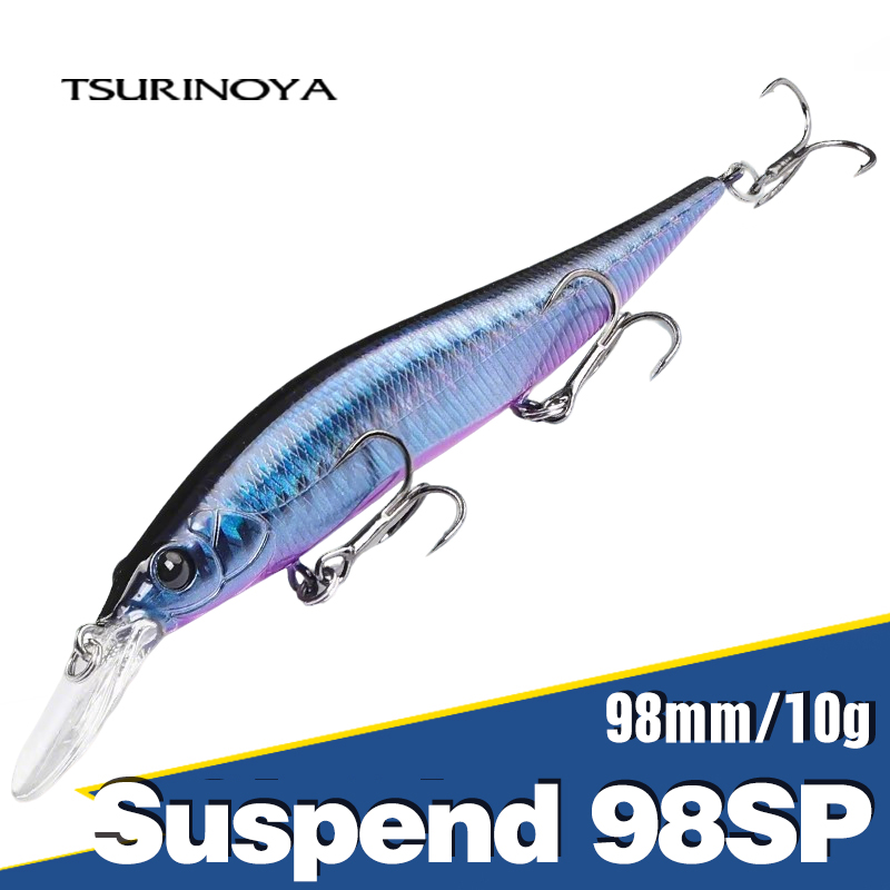 Fishing Lure Swimbait - TSURINOYA Suspend Minnow AURORA 98SP Vislokaas