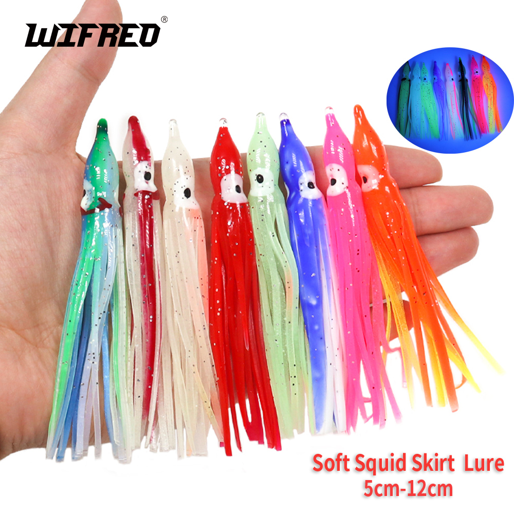 Fishing Lure Buzzbait - Wifreo Rubber Inktvis Rok Vissen Zeevissen