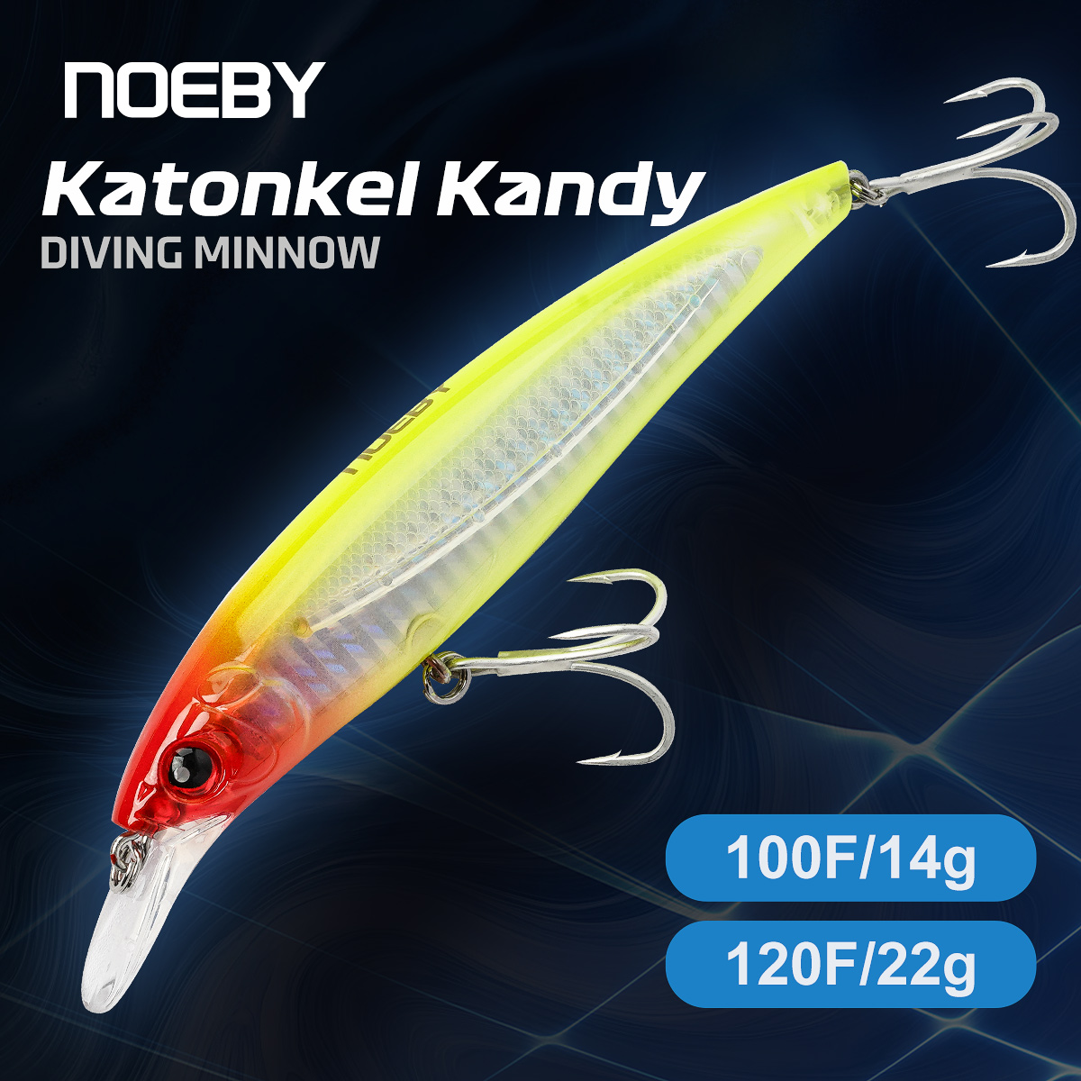 Fishing Lure Jerkbait - NOEBY Minnow Aas 100mm 14g 120mm
