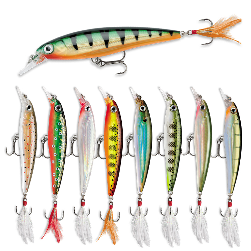 Fishing Lure Jerkbait - Drijvende Minnow Vissen Lokt 70Mm 7.2G