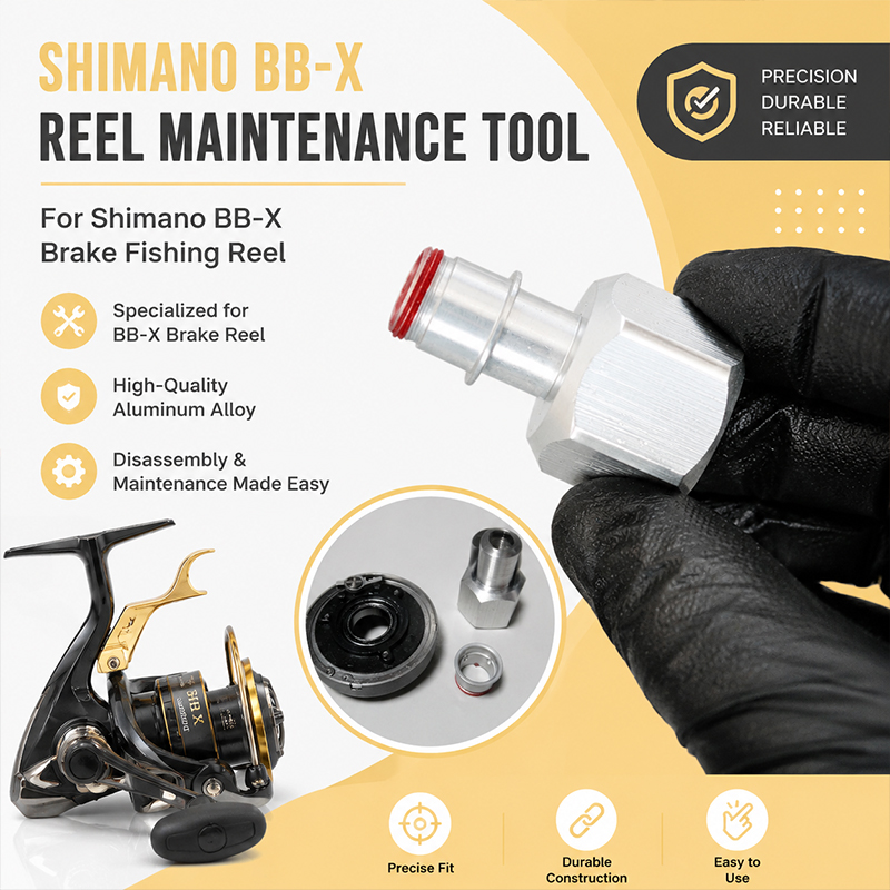 Shimano Reel Stradic - Geïntegreerd reparatie-demontagegereedschap van aluminiumlegering voor Shimano