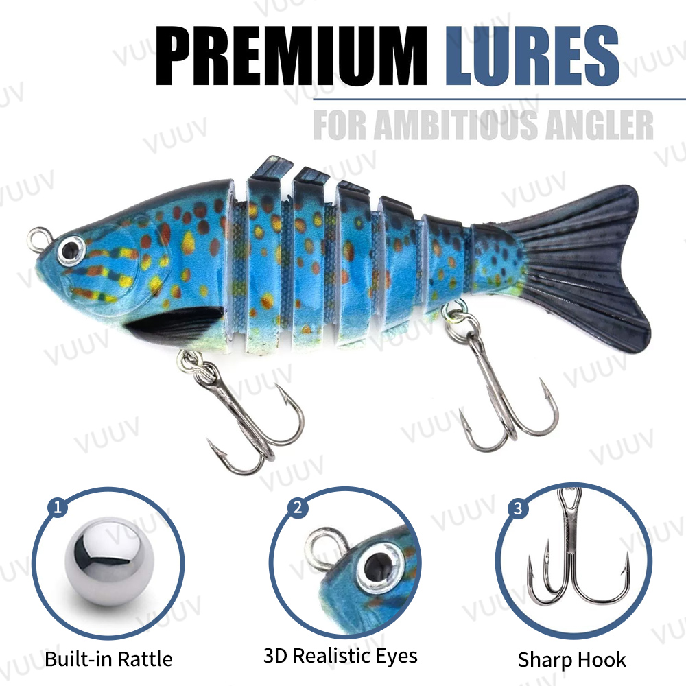 10 stuks Multi-Joint Swimbait  - Fishing Lure Swimbait recensie en prijs
