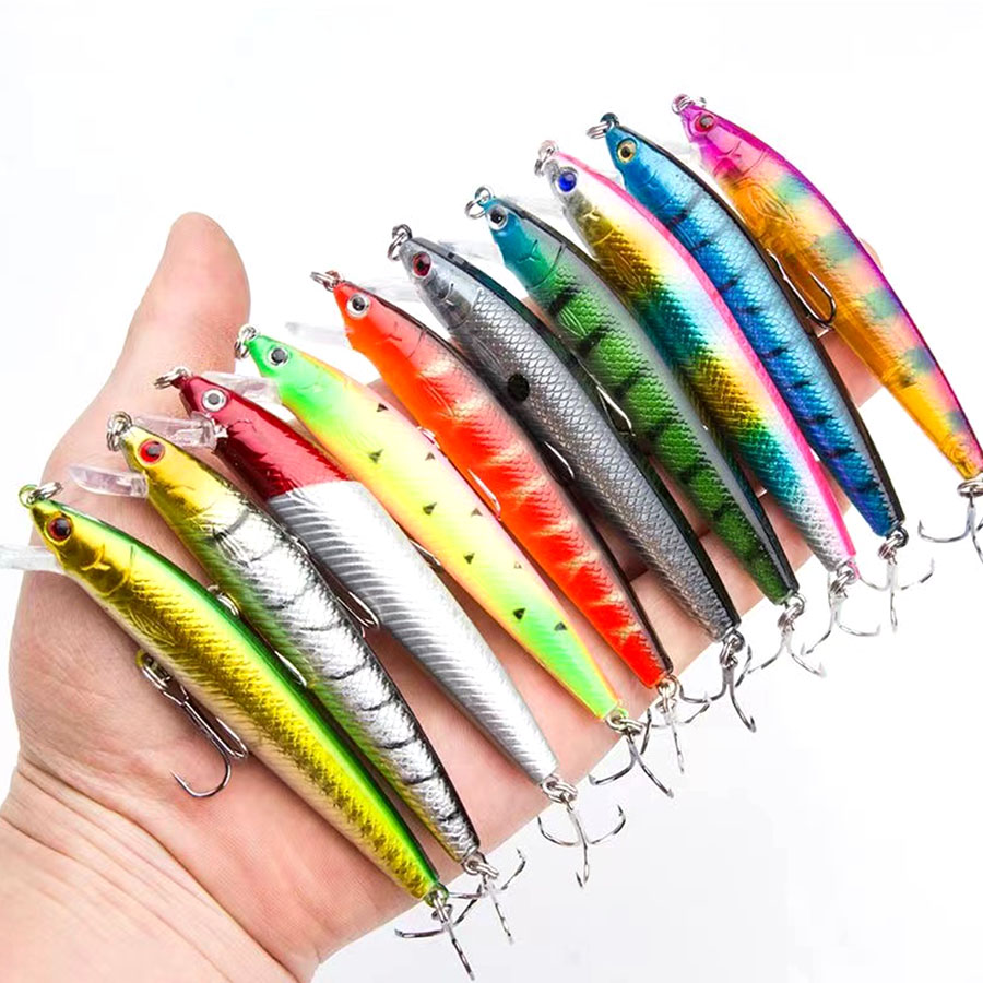 10PCS Jerkbait Minnow Swimbait - Fishing Lure Crankbait recensie en prijs