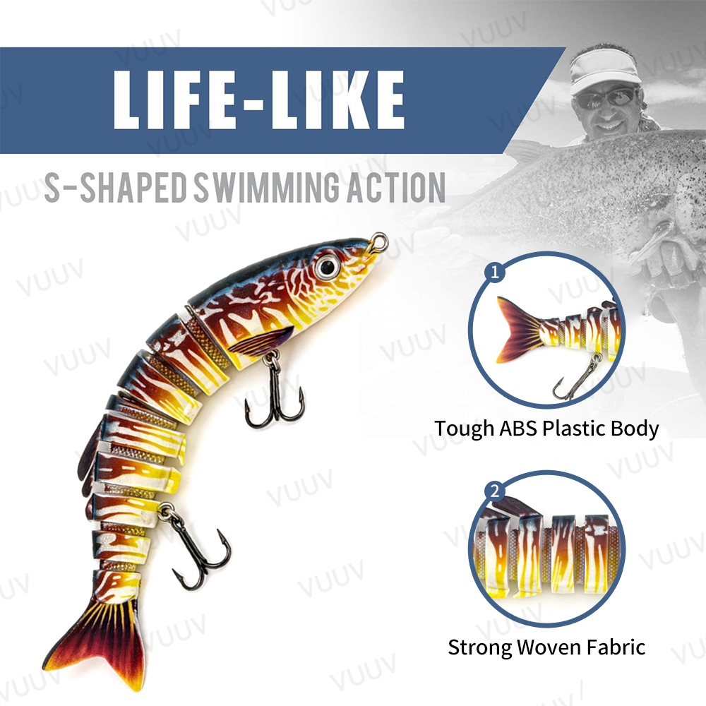100 stuks kunstaas voor baars  - Fishing Lure Swimbait recensie en prijs