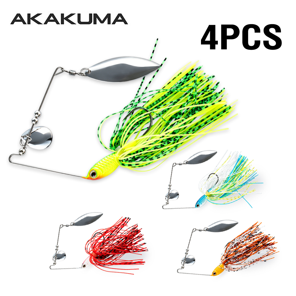 4 stuks 18g Spinnerbait Vislok - Fishing Lure Spinnerbait recensie en prijs