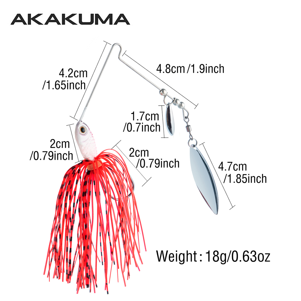 4 stuks 18g Spinnerbait Vislok - Fishing Lure Spinnerbait recensie en prijs
