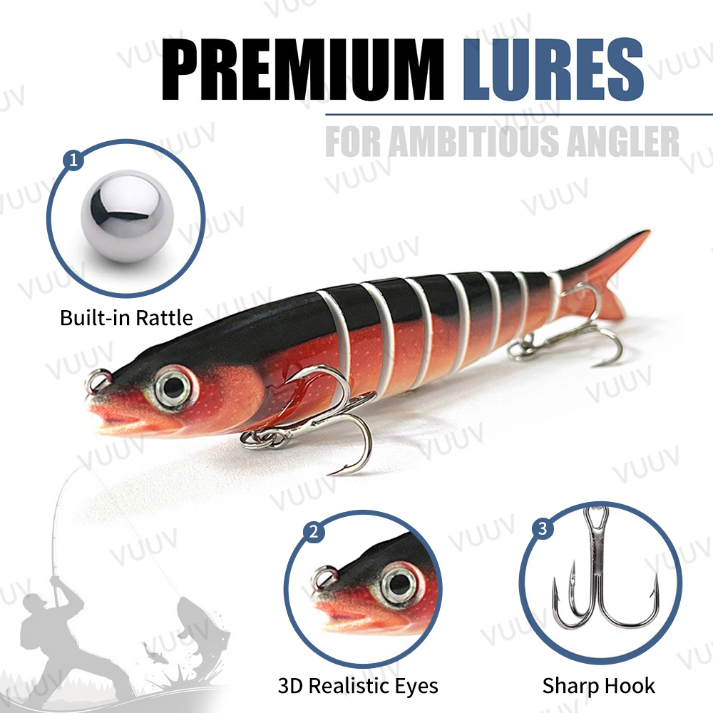 10 stuks Vissen Lokt voor Bass - Fishing Lure Swimbait recensie en prijs