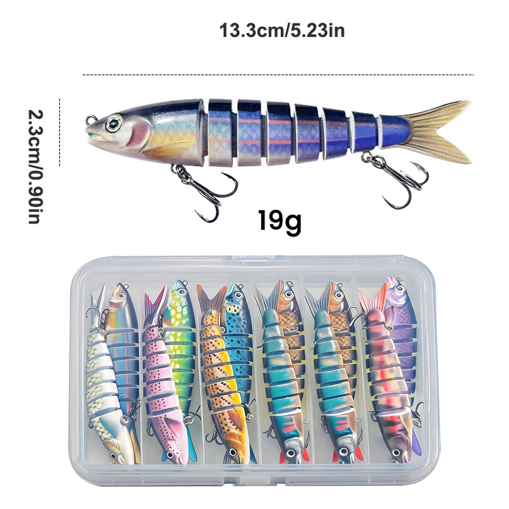10 stuks Vissen Lokt voor Bass - Fishing Lure Swimbait recensie en prijs