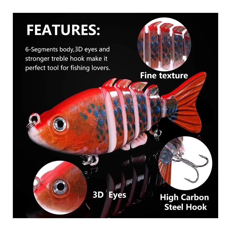 1 STKS 8 cm 13g Levensechte Vi - Fishing Lure Swimbait recensie en prijs