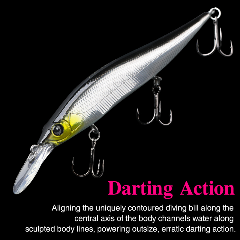 TSURINOYA Suspend Minnow AUROR - Fishing Lure Swimbait recensie en prijs
