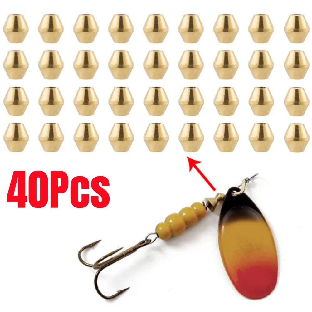 40 stks DIY Lokken Messing Vis - Fishing Lure Spinnerbait recensie en prijs