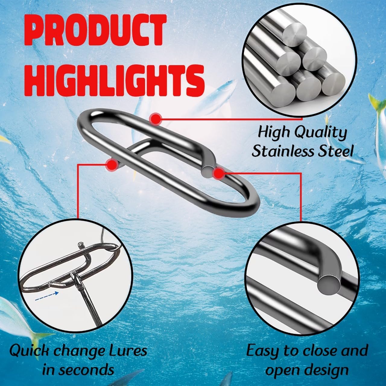9KM Vissen Snap Kit 110pcs Pow - Fishing Lure Making Kit recensie en prijs