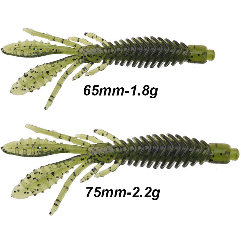 Westbass 5Pcs Zachte Larve Bai - Fishing Lure Swimbait recensie en prijs
