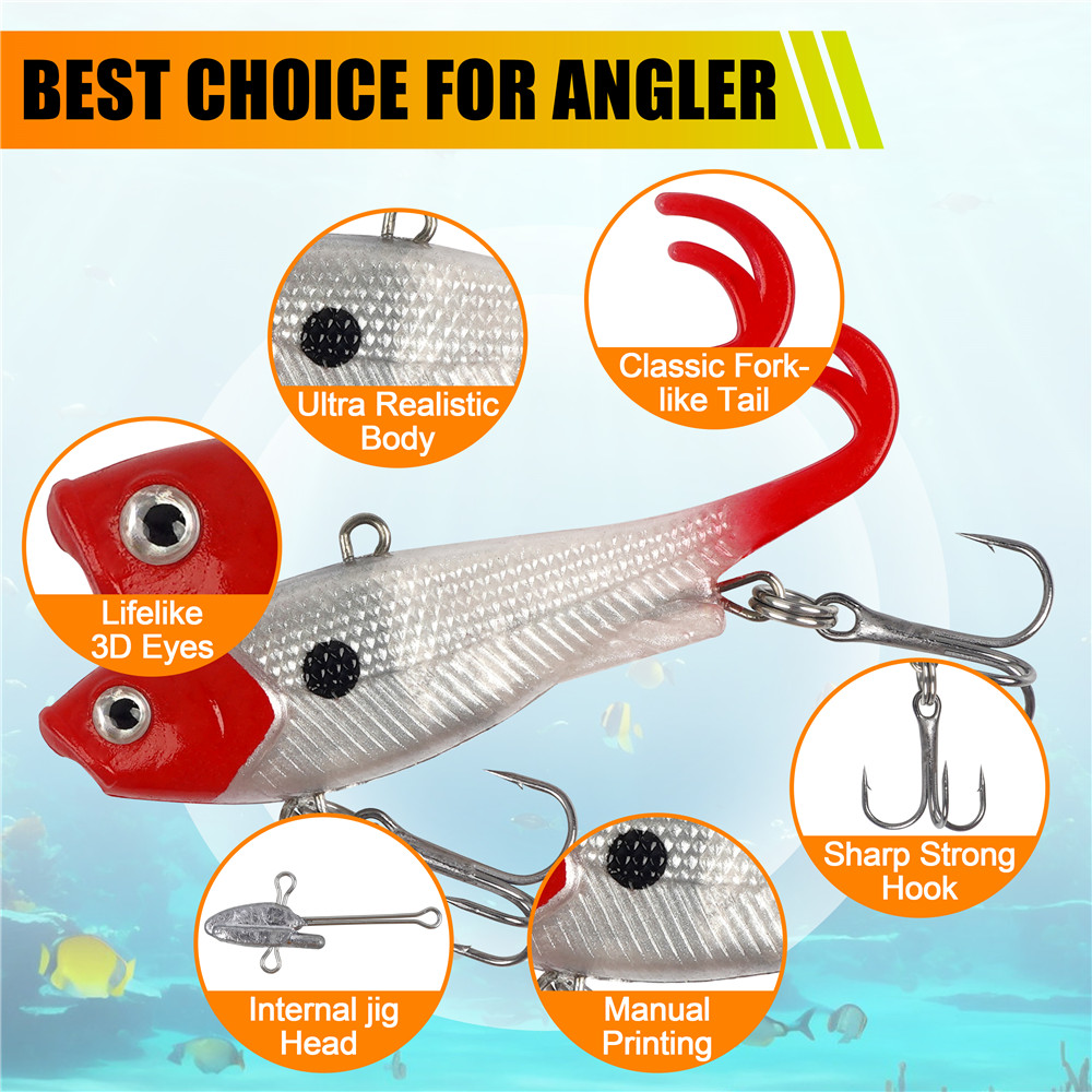 5 Stuks Voorgemonteerd Jig Hea - Fishing Lure Swimbait recensie en prijs