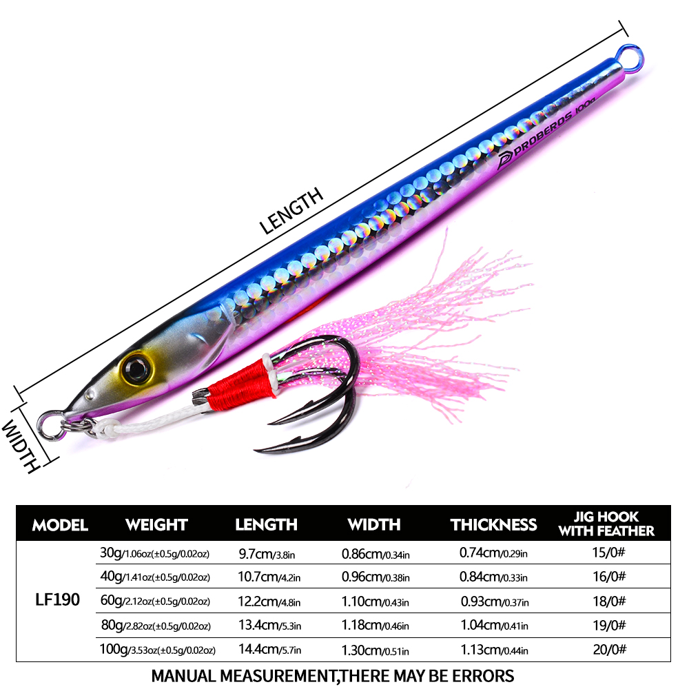 PROBEROS 30-100g Snel Zinkende - Fishing Lure Buzzbait recensie en prijs
