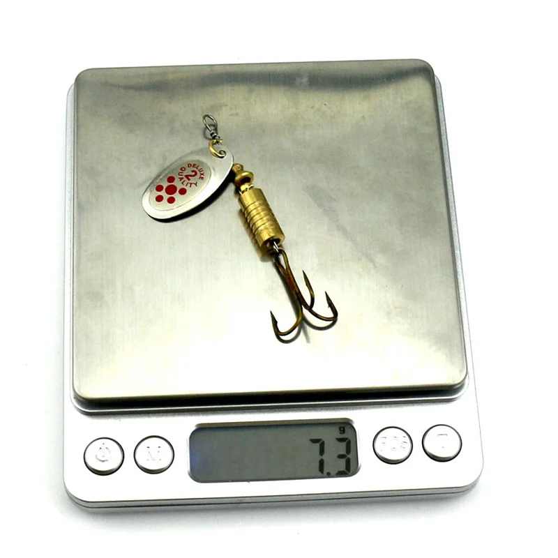 1 STKS Metal Plating Spinner A - Fishing Lure Swimbait recensie en prijs