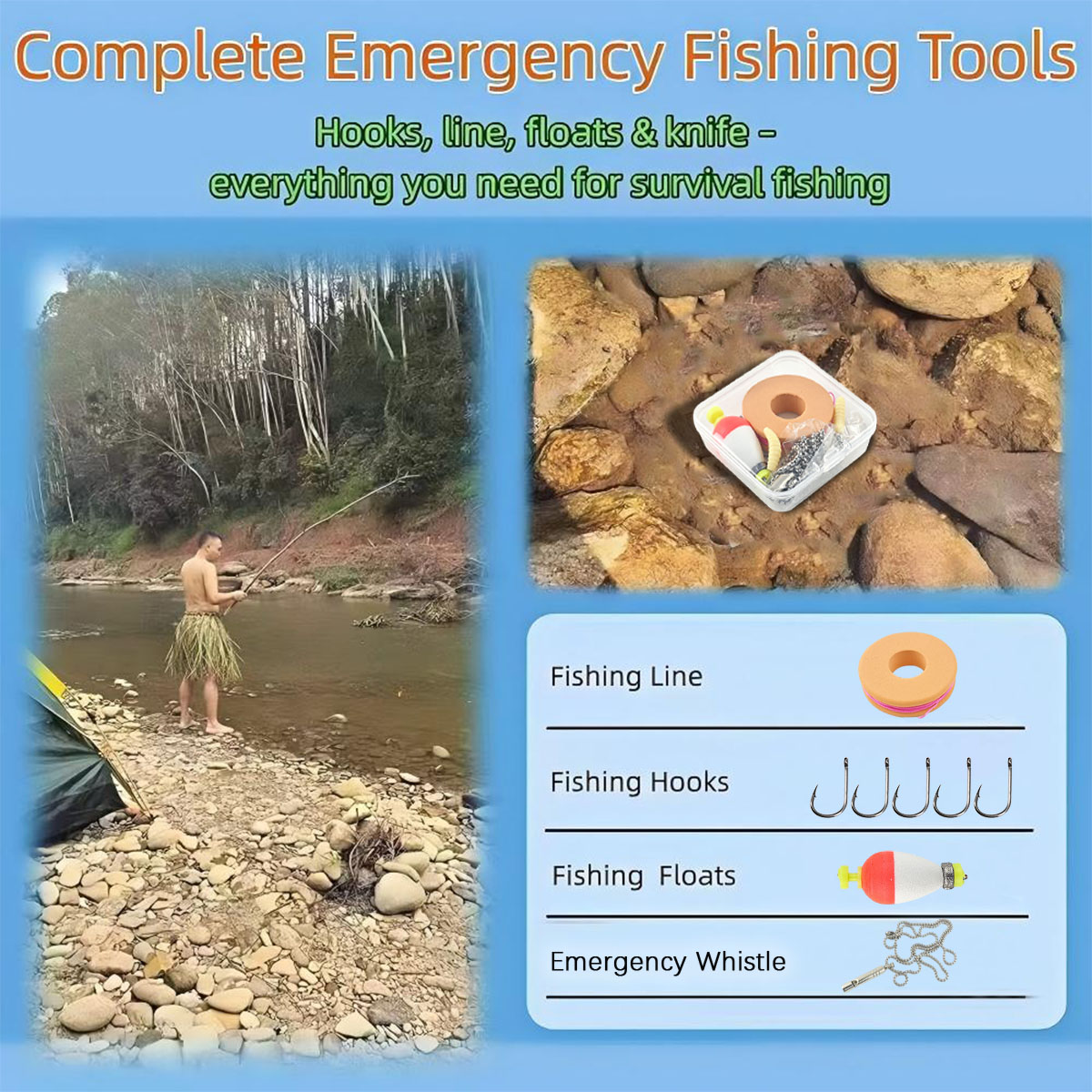 Draagbare noodvisuitrusting, d - Fishing Lure Making Kit recensie en prijs