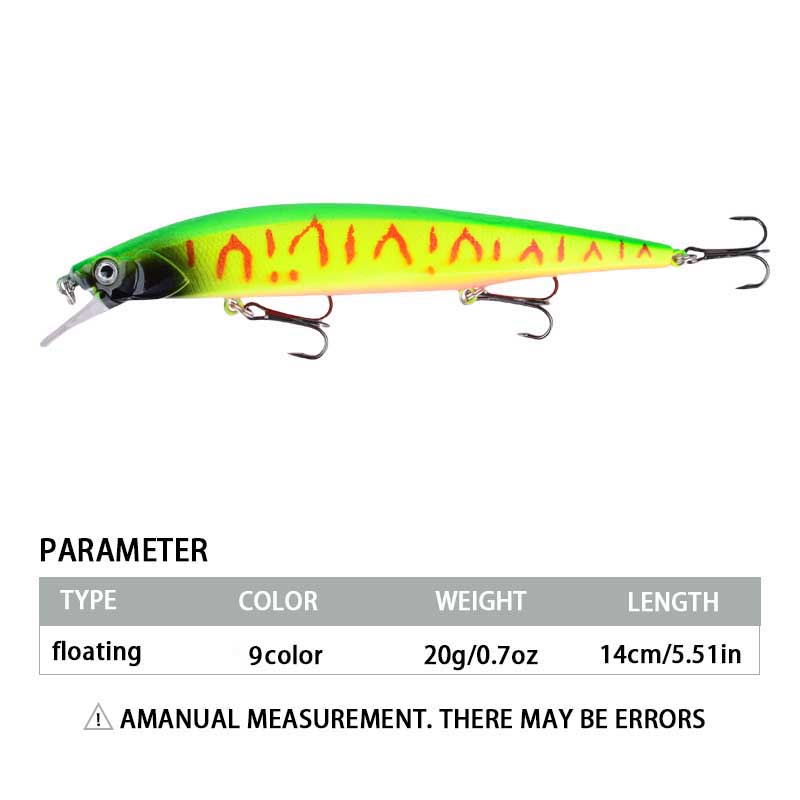 1 stuk 14 cm/20 g kunststof si - Fishing Lure Swimbait recensie en prijs