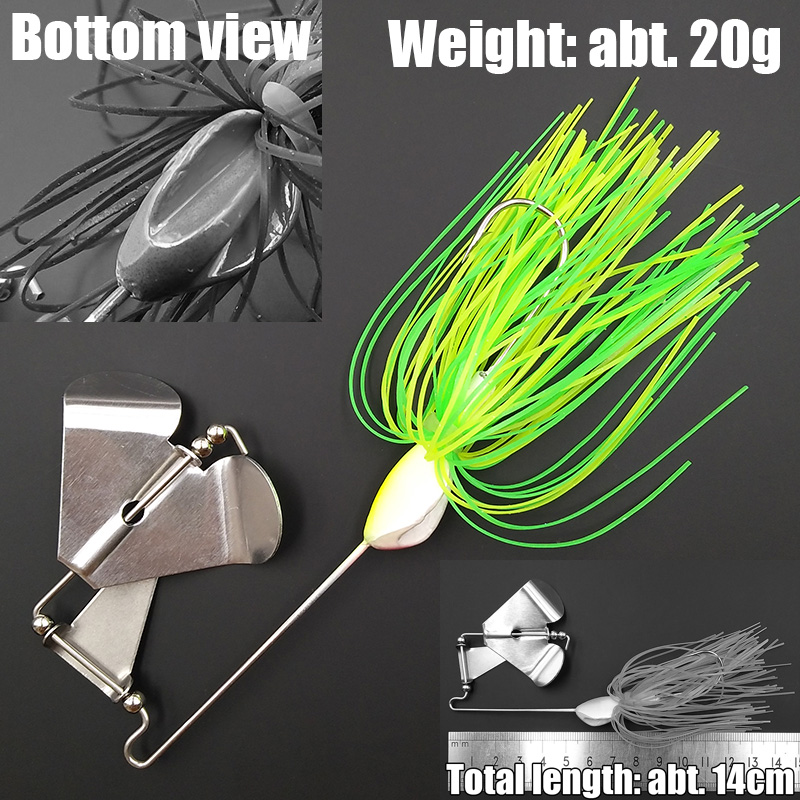 Wusanban Lunker Spinner Baits  - Fishing Lure Buzzbait recensie en prijs
