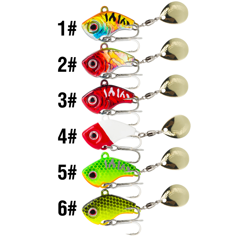 6PC 5g/7g/10g/14g/20g Roterend - Fishing Lure Crankbait recensie en prijs