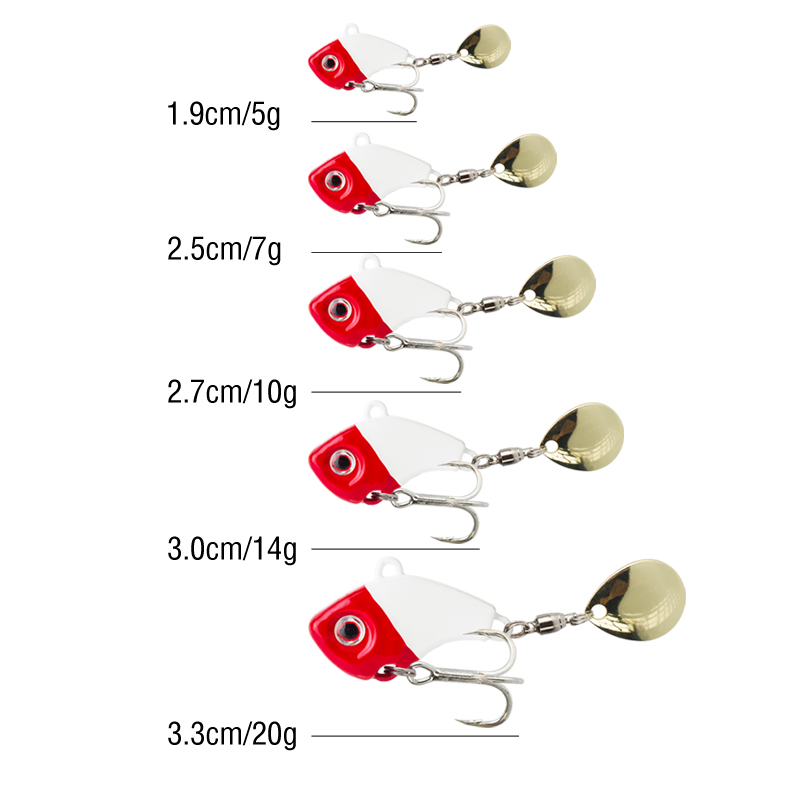 6PC 5g/7g/10g/14g/20g Roterend - Fishing Lure Crankbait recensie en prijs